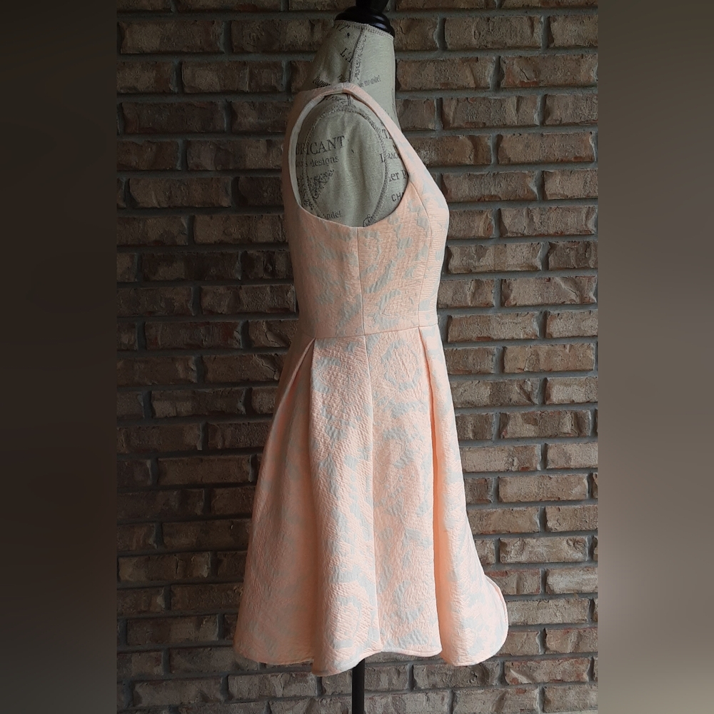 Hutch Anthropologie Jacquared Sleeveless V-Neck A-Line Mini Dress - Picture 4 of 7